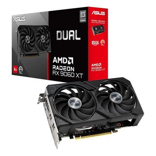 ASUS Dual Radeon™ RX 9060 XT 8GB GDDR6 그래픽 카드 (PCIe 5.0 HDMI 2.1b 디스플레이 포트 2.1a 2.5슬롯 디자인 Axia, ASUS Dual Radeon™ RX 9060 XT 8