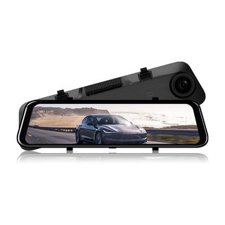 Autotek 4K+1K前後雙錄電子後視鏡行車記錄器11.8吋大螢幕 TS碼流 GPS定位 5.8GHz Wi-Fi 固定照相區間測速科技執法, 單品, 64GB