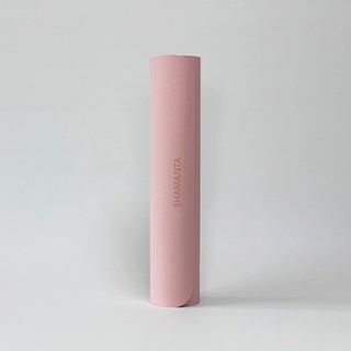 샤만타 요가매트 TPE 두꺼운 안미끄러지는 냄새없는 홈트매트 필라테스매트 운동매트, 미스티핑크, 1개