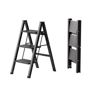 三層摺疊梯凳 家用梯子 輕巧收納梯凳, 1個