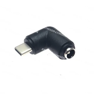 5V DC 5.5*2.1mm 전원 잭 USB 유형 C 유형-c 5.5mm 미니 오른쪽 및 마이크로 커넥터 어댑터 1pcs, 05 5521 to TypeC elbow