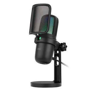 브리츠 유선 방송용 USB 콘덴서 마이크, BZ-UM20RGB, BLACK