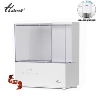 한일 웜큐브 가열식 가습기 3.5L 대용량 물멍 LED무드등 PTC히팅 타이머 저소음, HGSP-30SW