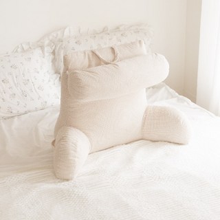 MYUMYU 沐慕家居 台灣24H出貨 床頭靠枕 多功能靠枕 靠背枕 靠墊 靠枕 腰靠枕 背靠枕 沙發靠枕 床上靠枕, 靠墊 - 純白色