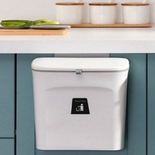 업소 카페 주방 음식물쓰레기통 욕실 휴지통, 그레이