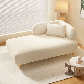 簡易沙髮貴妃椅酒店民宿臥室陽臺高端絨布貴妃榻沙發床 沙發 沙發椅 貴妃椅 懶人沙發, 1個