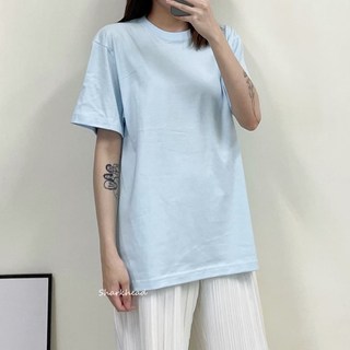 United Athle 5.6oz 重磅短袖素T，日本基本款厚磅純色T恤, 488 / 淺藍 / M