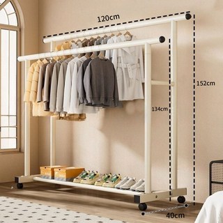 晾衣架落地挂衣架室外晾晒架晒衣服的架子挂衣服cz晾衣架室内双杆, 461