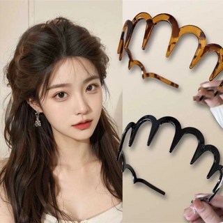 데일리 남여공용 왕 빗살 머리띠 헤어밴드 2종세트