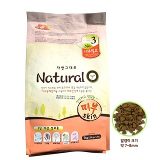 네츄럴오 피부 스킨 고양이사료, 1개, 가수분해연어, 1kg