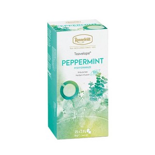독일 로네필드 Ronnefeldt 티벨롭 페퍼민트 바이오 허브차 티백, 4개, 25개입