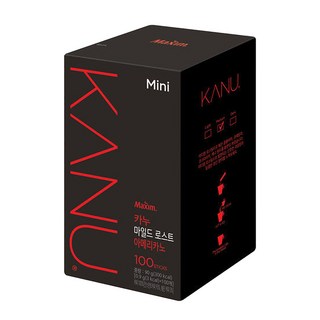 맥심 카누 미니 마일드 아메리카노 100T +증정품랜덤, 1개, 100개입