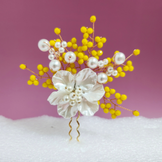 꽃담공방 화려한 비녀 한복비녀 뒤꽂이 올림머리