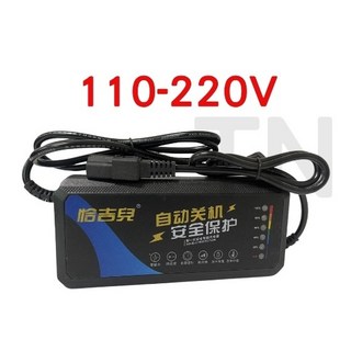 電動車鉛酸充電器，適用48V 60V 72V，智能安全充電，輕巧便攜，延長電池壽命，品字頭電動自行車充電, 新款48v12ah16ah-鉛酸專用