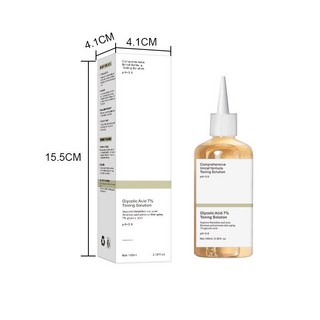 7%乙醇酸爽膚水精華液 補水保濕, 1個, 100ml果酸爽膚水僅供出口銷售，禁