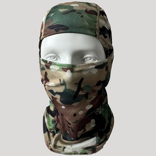 低價促銷 用於摩托車和騎行的巴拉克拉法帽面罩頭巾罩高清全覆蓋, 1個, 迷彩黃
