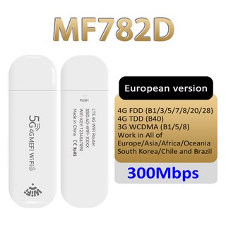 TIANJIE Wi-Fi 6 글로벌 4G LTE Wifi 모뎀핫스팟 포함 여행용가정용 휴대용 라우터 150Mbps 컴팩트 LED 스크린 MIMO 네트워크, [01] European version, 1개