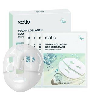 루티오 비건 콜라겐 부스팅 마스크 마스크팩, 1개, 4개입