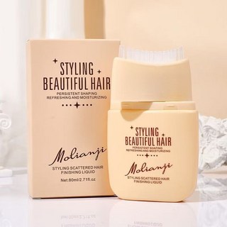 글램 잔머리 고정 스틱 헤어왁스 브러시 타입 대용량, 1개, 80ml