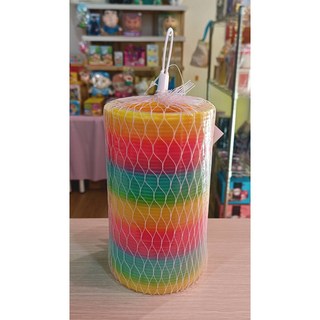 彩虹圈彈簧玩具 - 中型/大型懷舊彩虹彈簧, 高彈簧圈, 1個