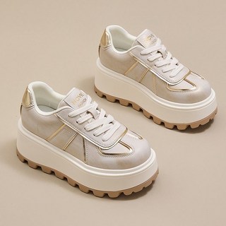 厚底休閒女鞋 增高透氣老爹鞋 新款百搭輕便運動鞋