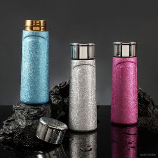 水杯 保溫杯 杯子 直身杯 隨行杯 純鈦保溫杯 茶水分離雙層 鈦杯鈦金燜茶泡茶杯 商務禮品水杯, 紫紅色,400ml, 1個