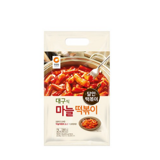 청정원 마늘 떡볶이, 380g, 7개