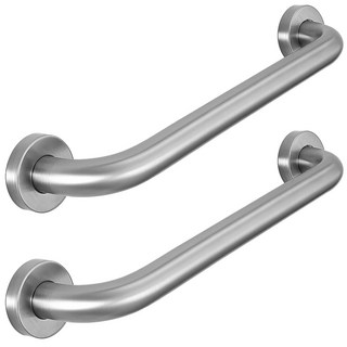 1+1 안전 손잡이 설치 식 화장실 실버 노인 욕실 목욕 변기 안전바 노약자 장애인 복도 계단 보조 핸드레일 일자 봉 난간 대, R99677C(2개, 1세트