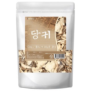 건강중심 말린 당귀 뿌리 차 수입, 1개, 500g