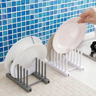 접시 스탠드 조립식 접시꽂이 주방정리 싱크대 수납 거치대, 1개, 화이트