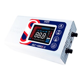 麻新電子 SC-1000S 12V/24V 10A 智慧型 鉛酸/鋰鐵電池 雙模充電器, 1個, 197mm