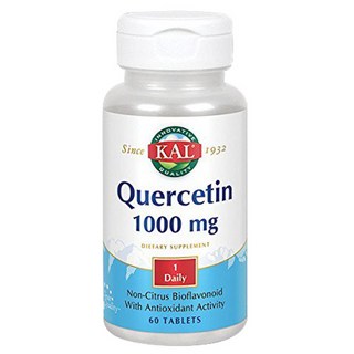 Kal 槲皮素膳食補充錠 1000mg, 60顆, 1罐
