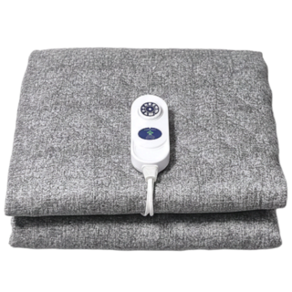 [국내생산] 한솔의료기 전자파없는 카본 탄소매트 싱글 더블 전기장판 1인용 2인용 전기매트 전기요, 싱글(100 x 180 cm), 그레이
