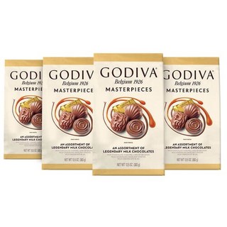 godiva 미국 코스트코 고디바 마스터피스 밀크 초콜릿 383g x 4팩 Masterpieces, 4개