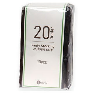 Zobha 韓國製高彈力20D褲襪 10入量販裝