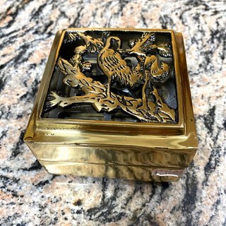 台灣銅器工廠製造 純銅雙層方形壽爐 尺寸長10*寬10*高8