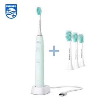 필립스 Sonicare HX2421 전동 칫솔 두 가지 모드 치아 부드러운 딥 클리닝 구강 관리 껌, 06 HX2421-03-3