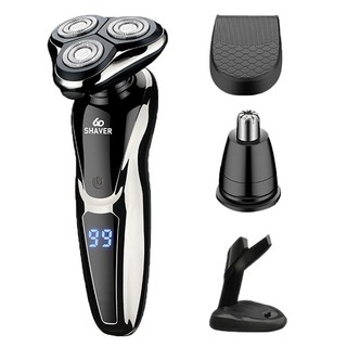 헤누스 셰이버 남자 전기 면도기 생활방수 전동 면도기, EQ-230K, 블랙