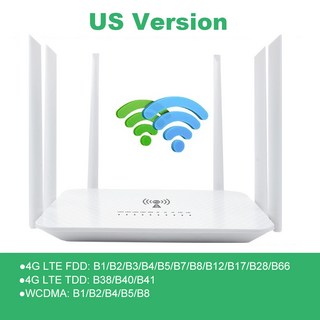 Benton 4G LTE 라우터 WiFi5 듀얼 밴드 2.4G 5.8G 무선 AC1200Mbps 모뎀 VPN 리피터 유럽 미국 아시아, 1개