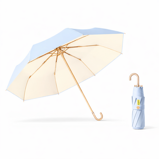 초경량 고리형 손잡이 3단 남녀공용 우양산