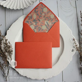 크리 에이 티브 빈티지 선물 봉투 Morandi 컬러 라이닝 결혼식 초대장 115mm x, 08 5pcs