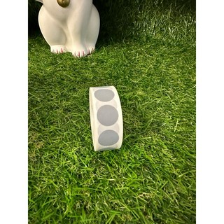 娃娃機刮刮樂貼膜小捲 自製一番賞刮刮膜 尾牙抽獎DIY抽獎卡 圓形灰色1000枚, 圓形(灰）1000枚, 1個