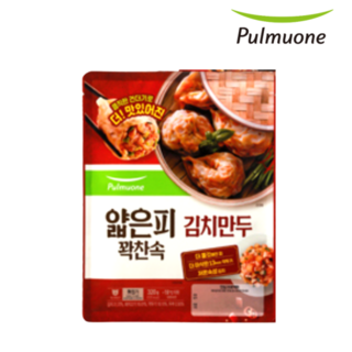 풀무원 얇은피 꽉찬속 김치만두 320g 2봉, 2개