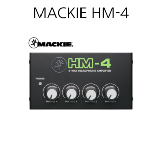 맥키 헤드폰 앰프 MACKIE Headphone Amplifier, HM-4