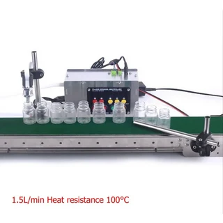 자동 주스 액체 병 올리브 오일 에센셜 바이알 식물 디지털 제어 소형 컨베이어 벨트 충전기, 02 110V용, 02 혼합 색상