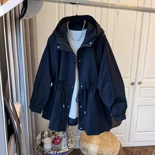 루스리더 여성 집업 허리조임 후드 패션 점퍼 V372