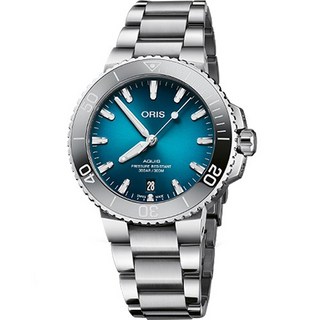 ORIS 豪利時 Aquis時間之海 300米潛水錶 藍面 39.5mm 0173377324155-0782105PEB