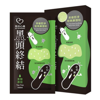 我的心機 茶樹即淨粉刺鼻頭貼, 10入, 1組