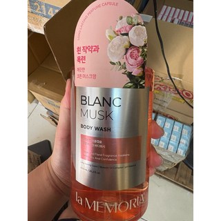 la MEMORIA 記憶香氛沐浴乳 600ml 香氛沐浴 溫和潔淨 保濕柔嫩【JI2】, 1個, 晨靜花粉調