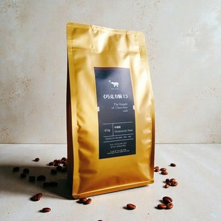 Vita Cafe 熱銷冠軍配方 - 巧克力騎士 中深焙 拿鐵 一磅咖啡豆 超值咖啡 黑咖啡 美式咖啡 義式咖啡, 1個, 1磅 454g,原豆, 454g, 全豆咖啡（未研磨）